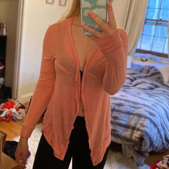 Charlotte Russe Light Pink Cardigan - Picture 1 of 3